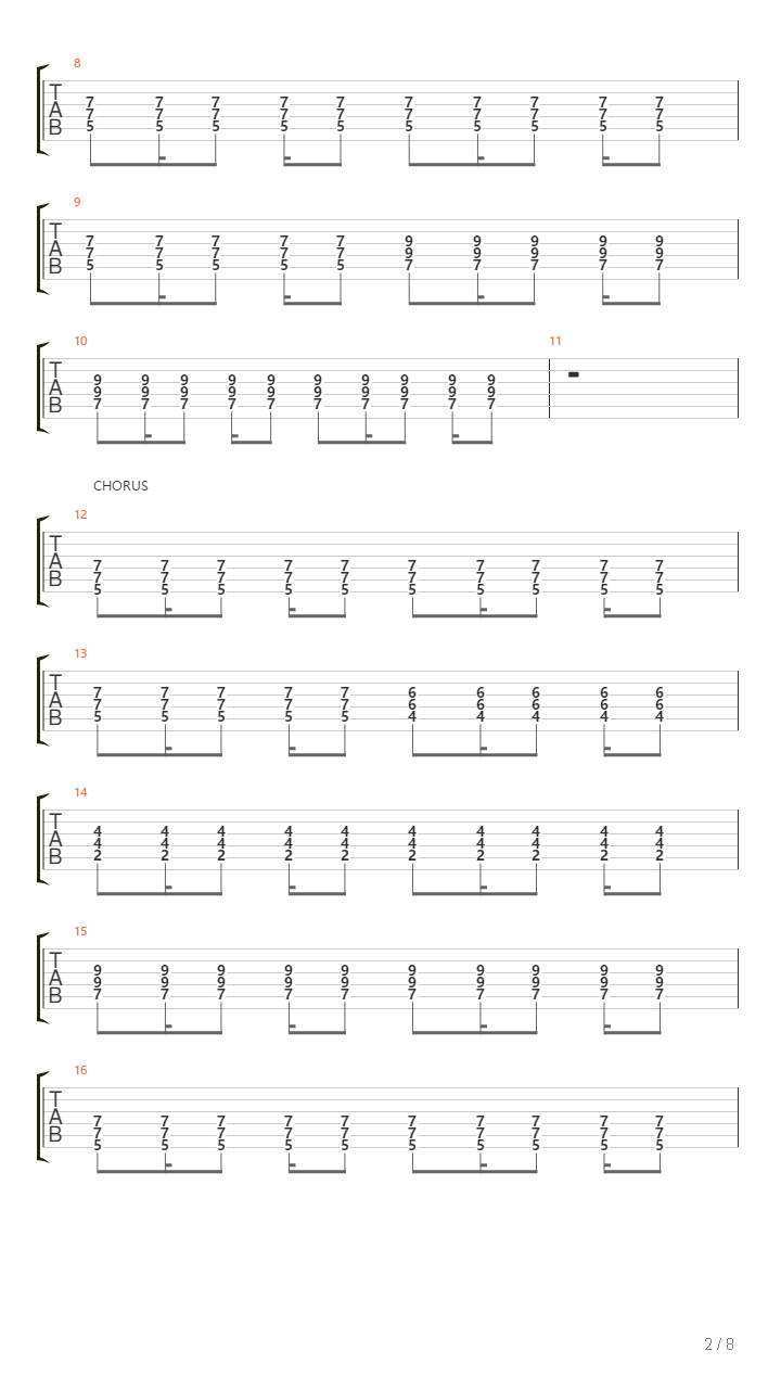 Mururoa吉他谱