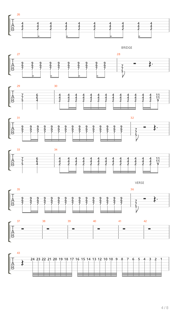 Mururoa吉他谱