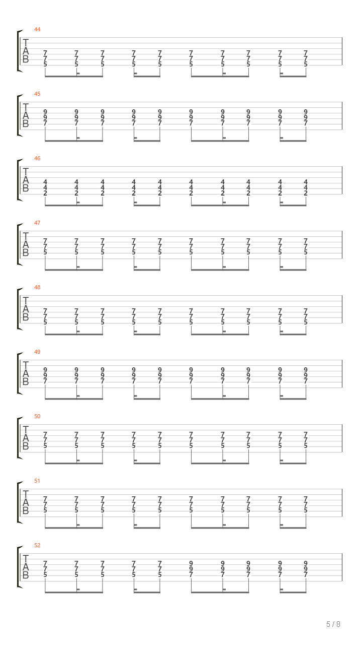 Mururoa吉他谱