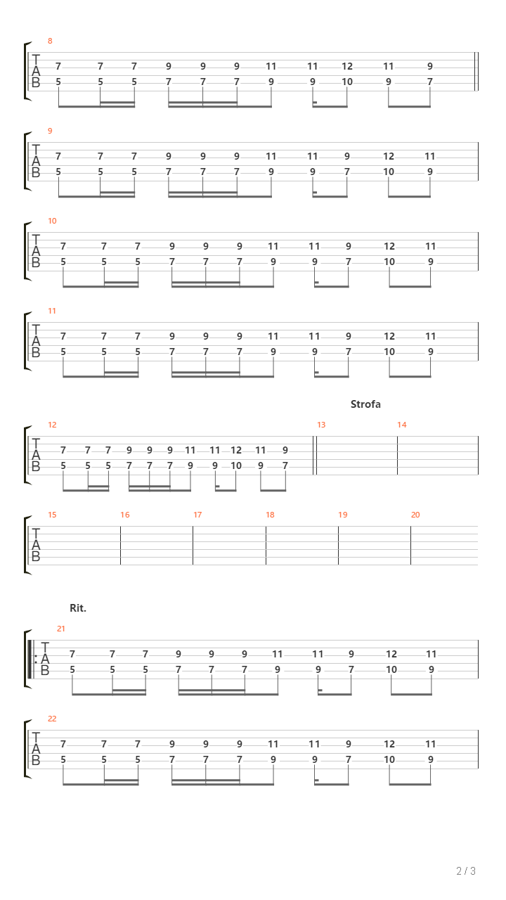 Tu Lo Sai吉他谱