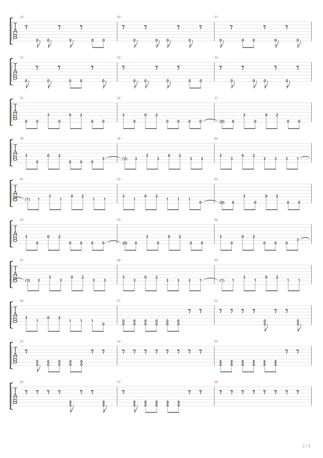 Memory Lapses吉他谱