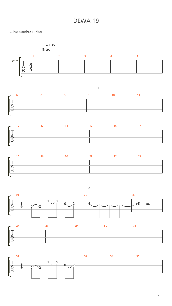 Pupus吉他谱