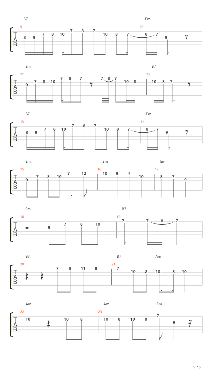 Gibraltar吉他谱