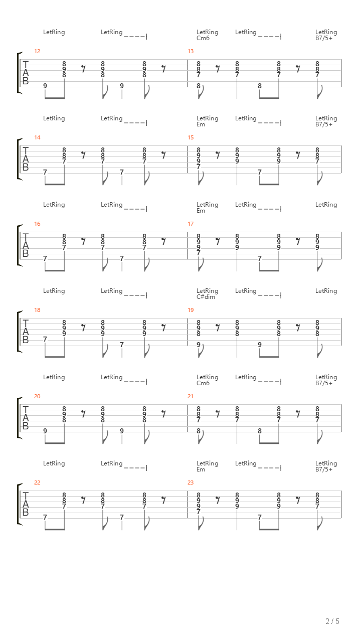 Bossa Dorado吉他谱