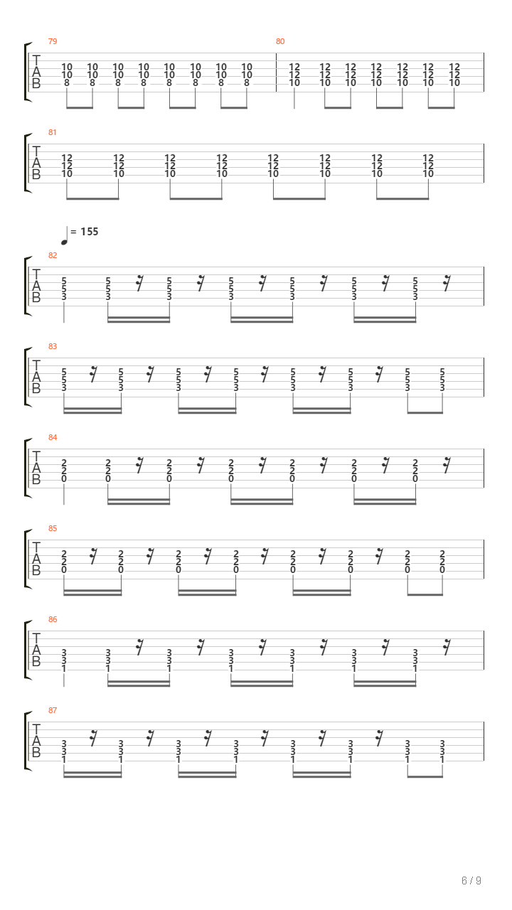 Tema De Adrian吉他谱