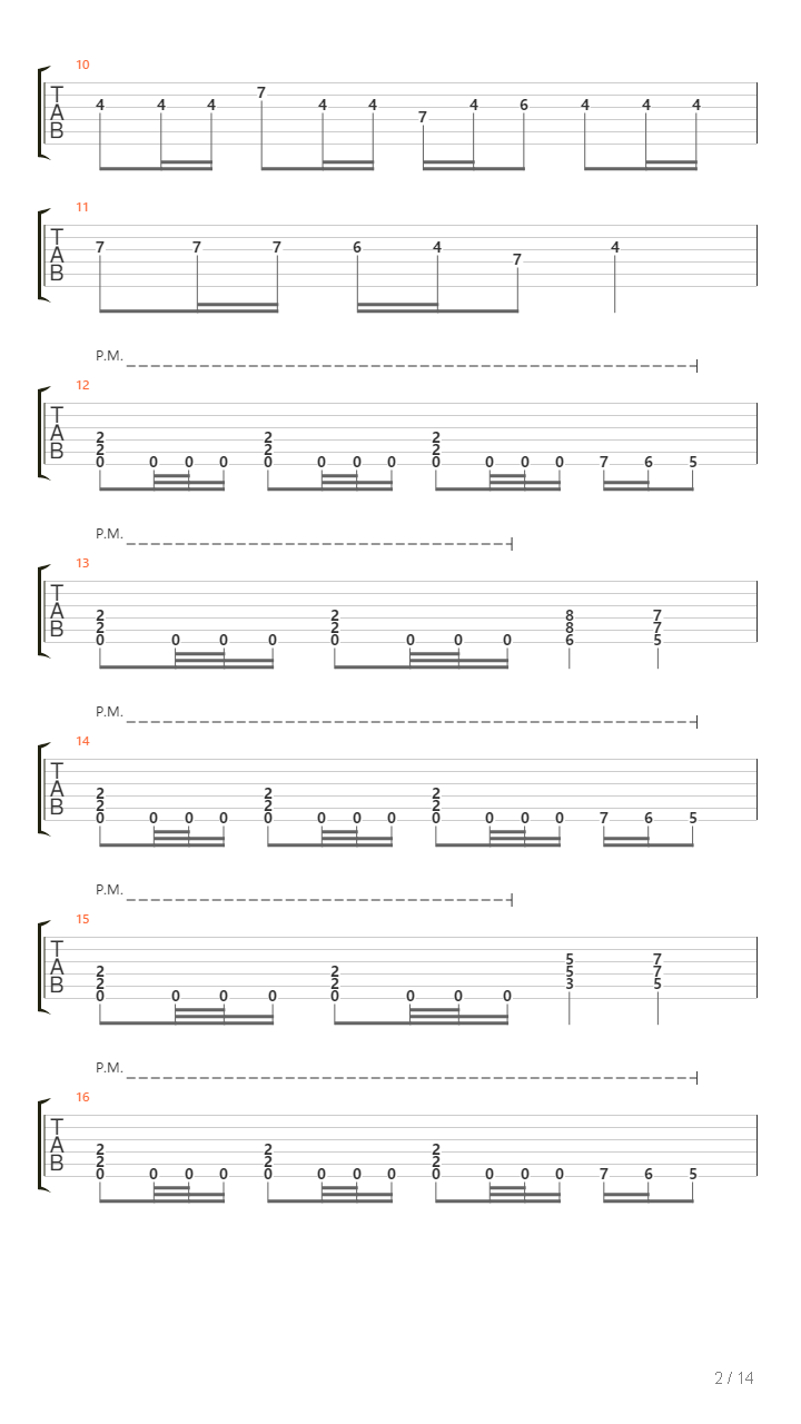 And The Dark Valley Burns吉他谱