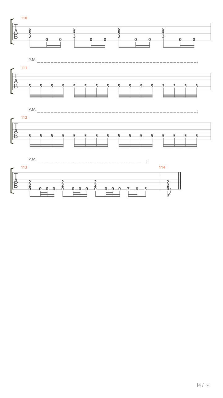 And The Dark Valley Burns吉他谱