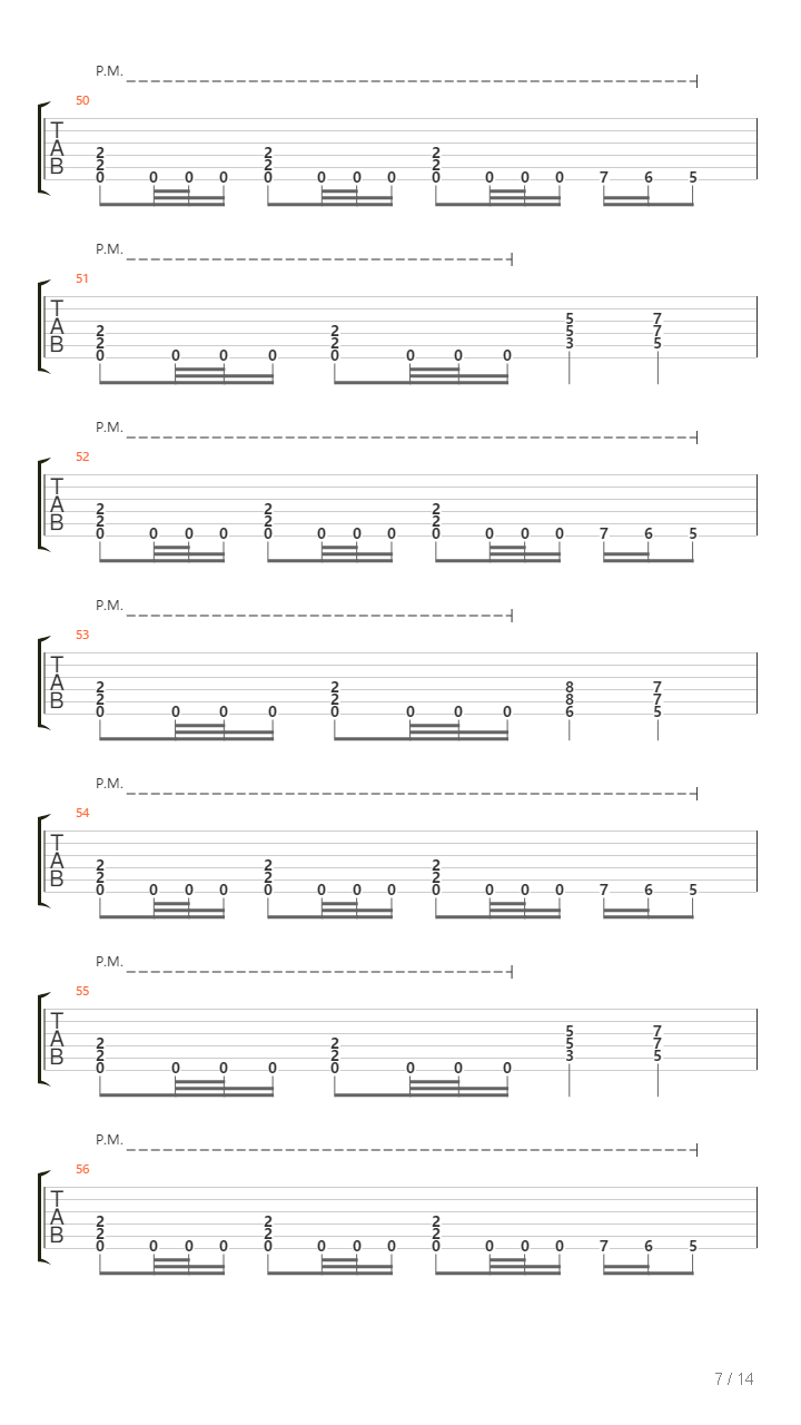 And The Dark Valley Burns吉他谱