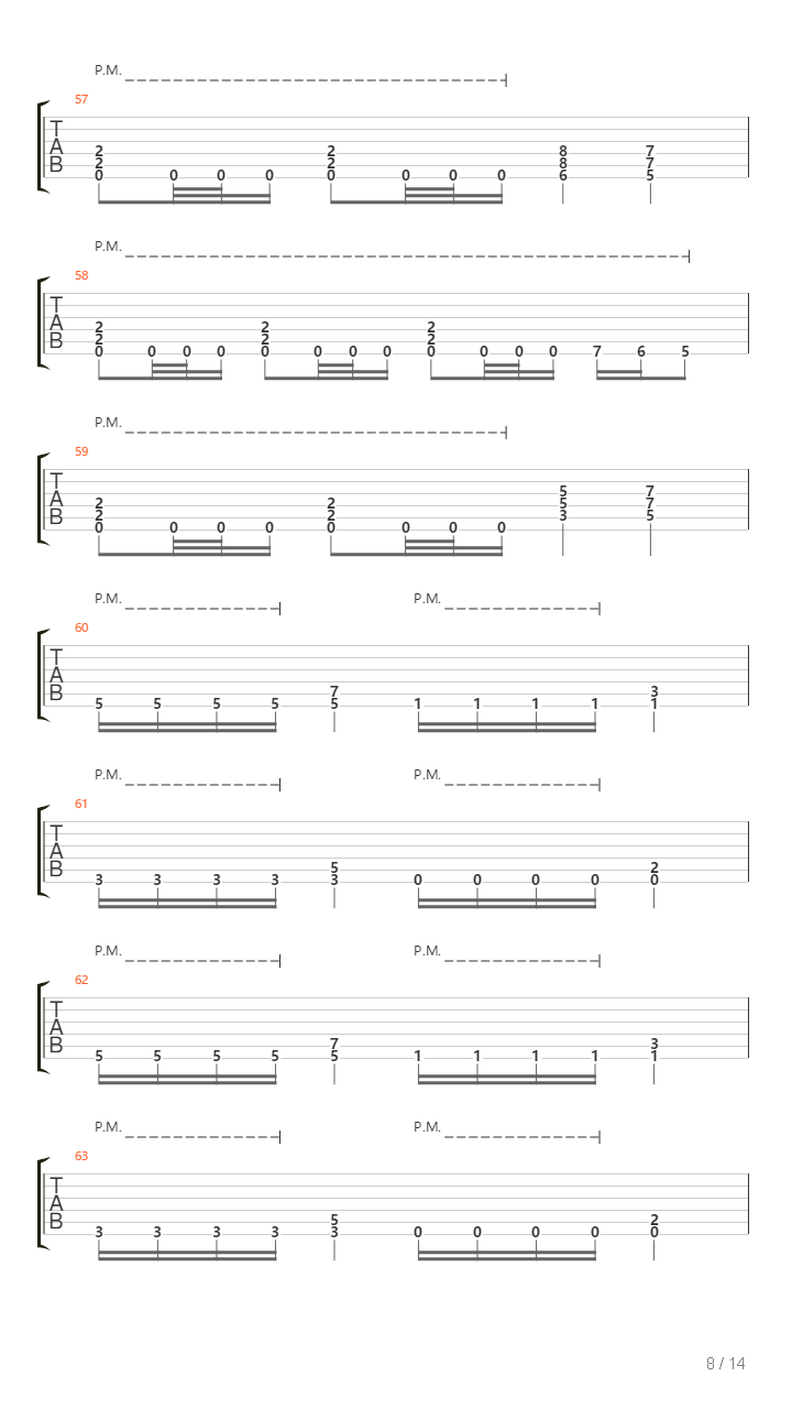 And The Dark Valley Burns吉他谱