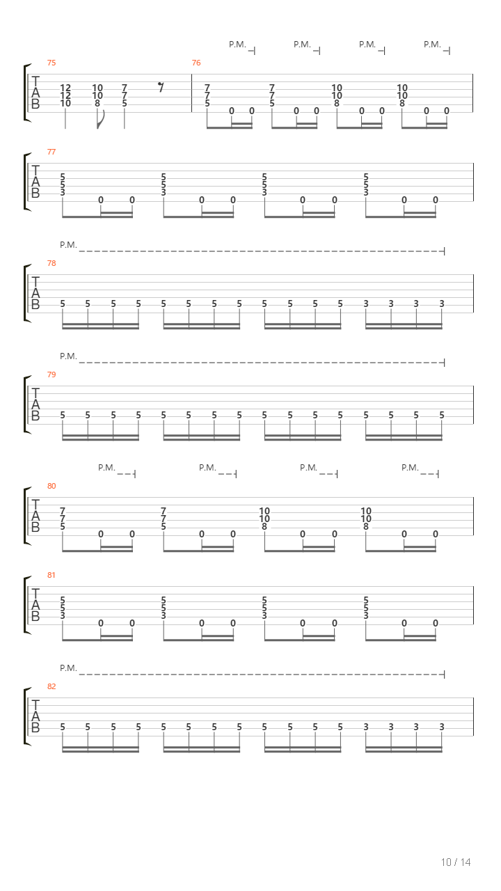 And The Dark Valley Burns吉他谱