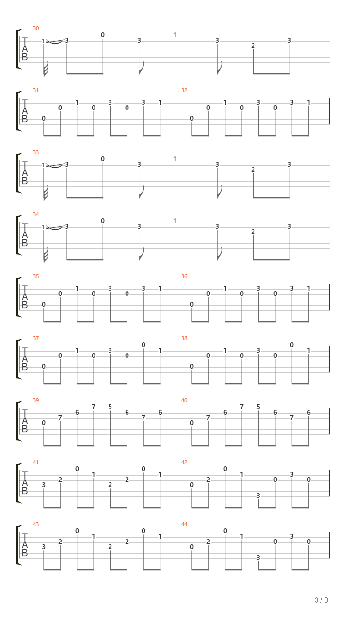 Melankolia吉他谱