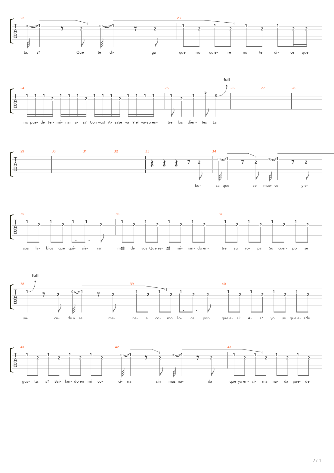 Asi吉他谱