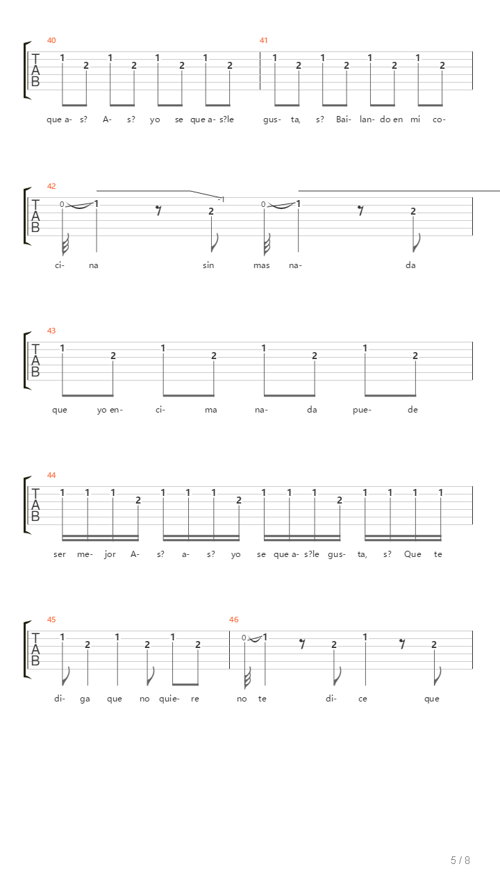 Asi吉他谱