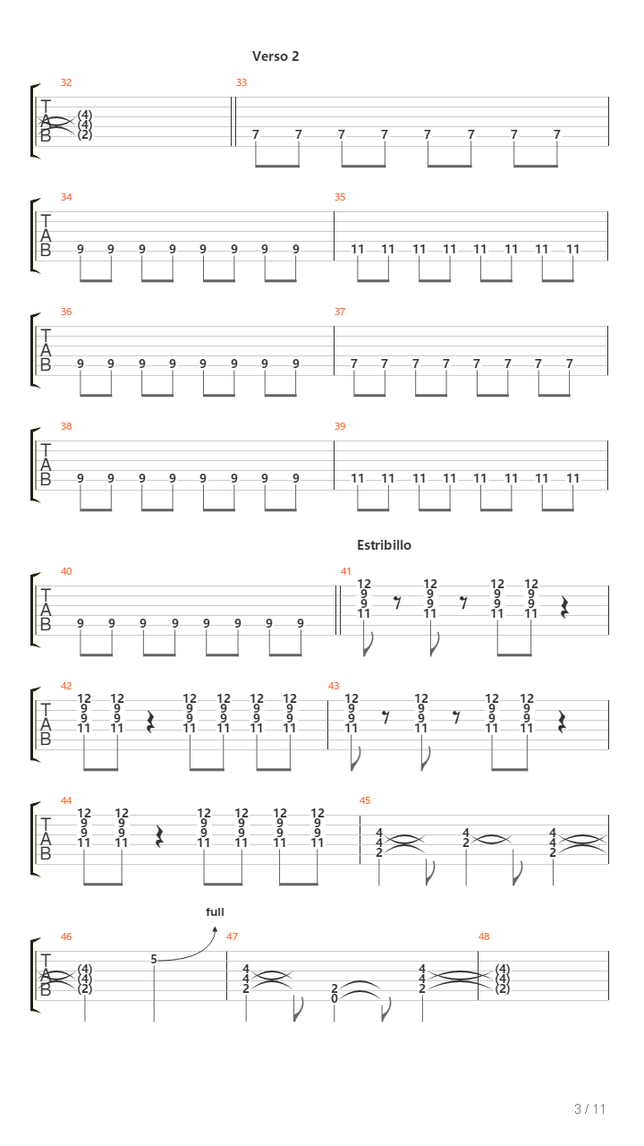 Locomotora吉他谱