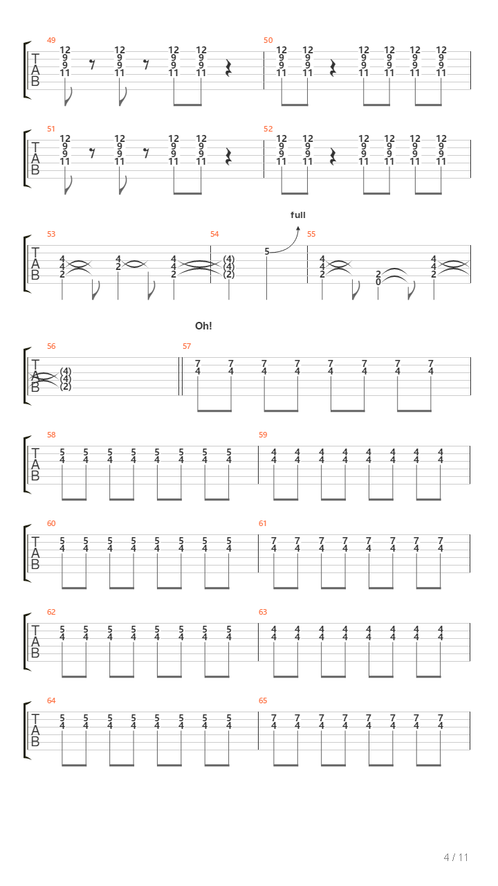 Locomotora吉他谱