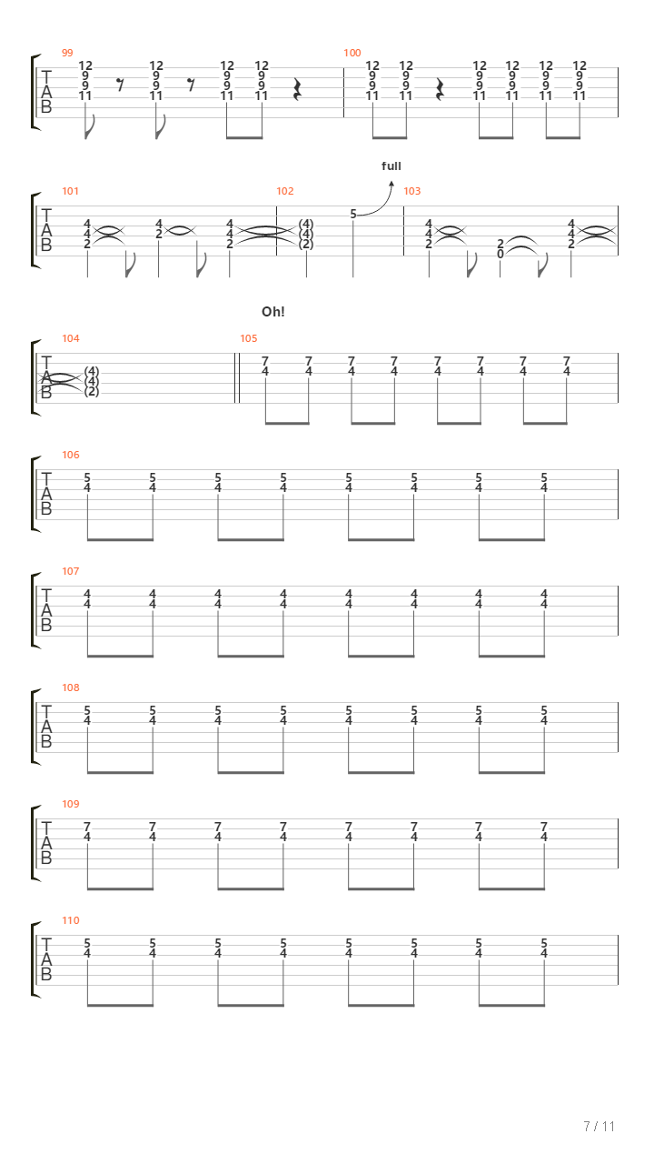 Locomotora吉他谱