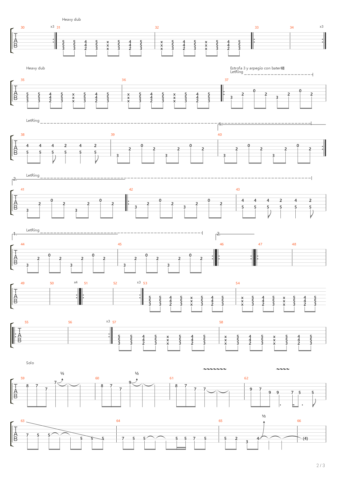 Viajero吉他谱