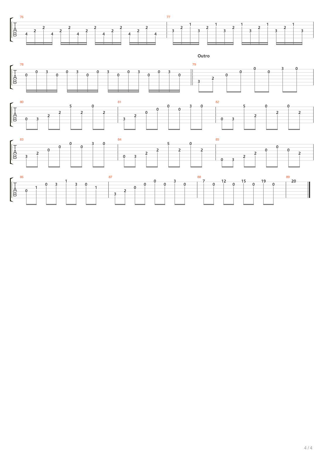 Elemento吉他谱