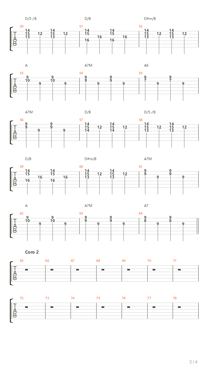 La Duda吉他谱