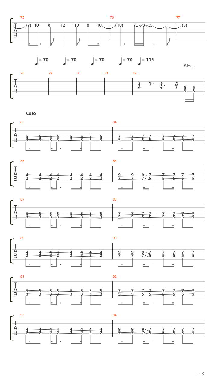 Dame Una Senal吉他谱