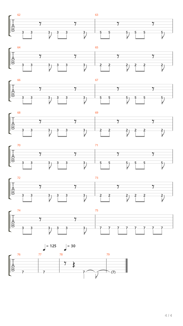 El Fuego吉他谱