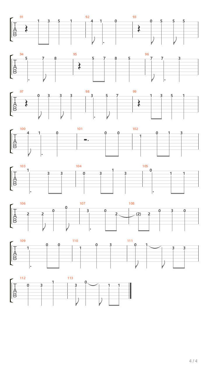 Del Asireh吉他谱
