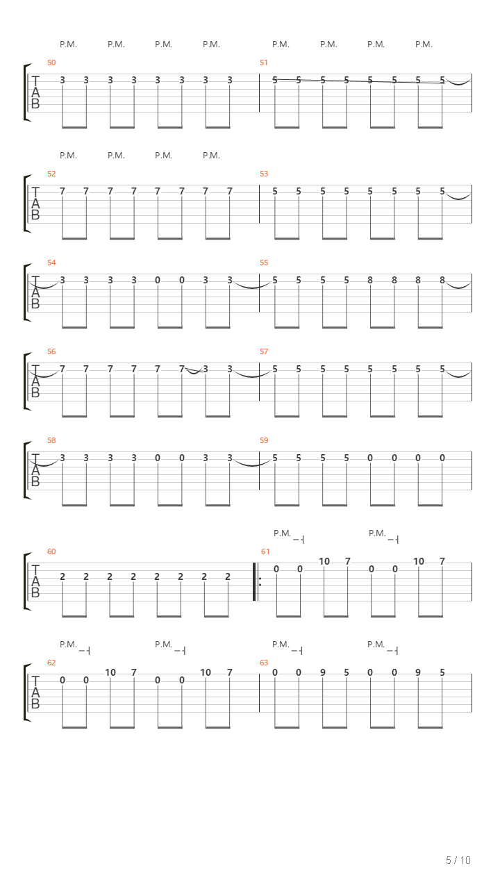 M4 Part 2吉他谱
