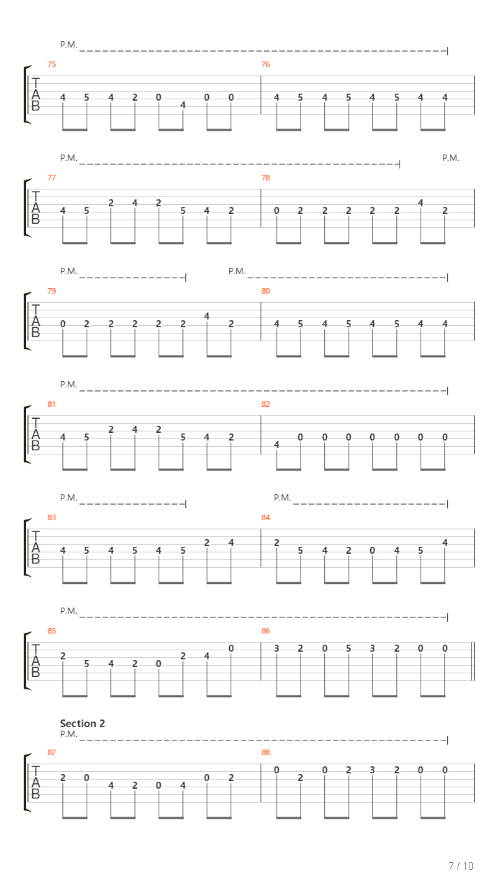 M4 Part 2吉他谱