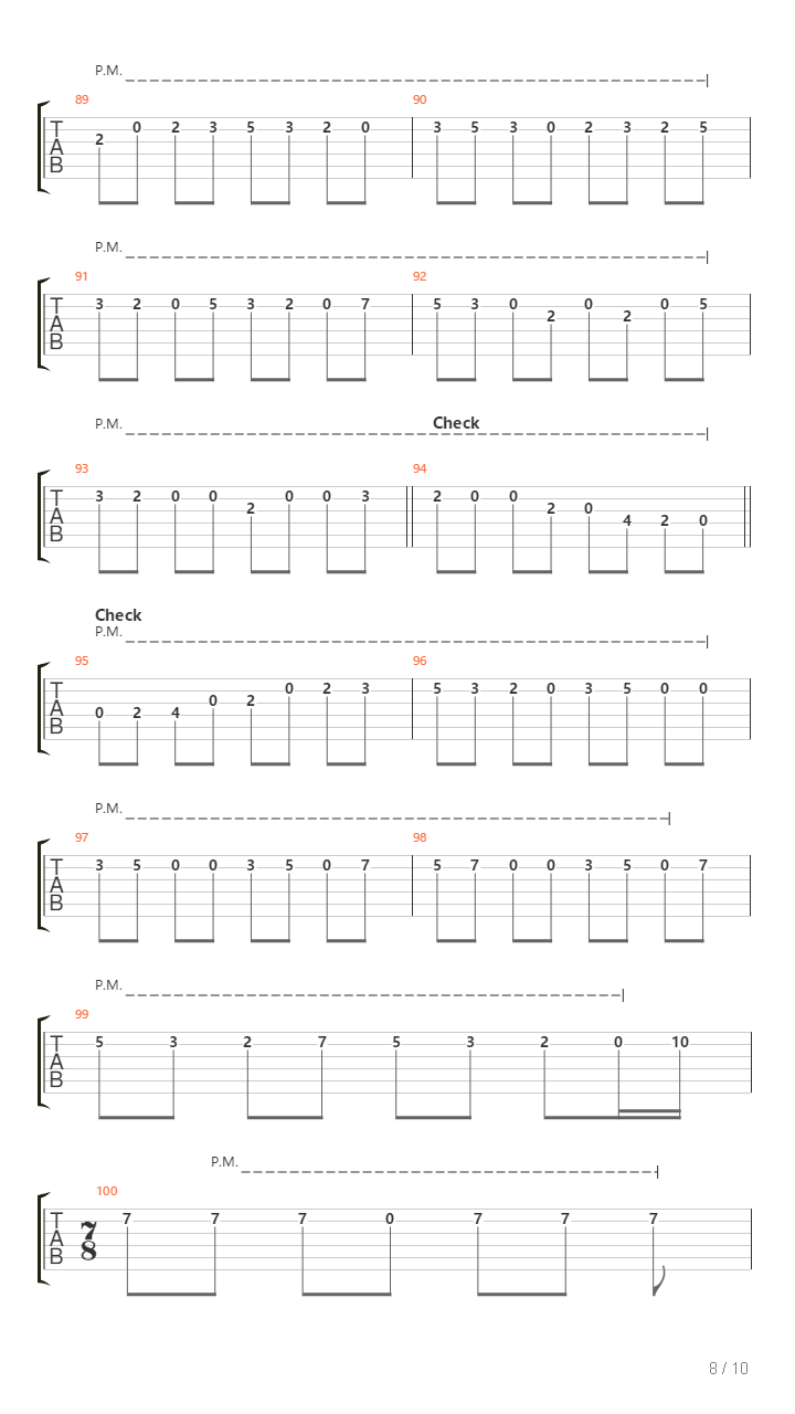 M4 Part 2吉他谱