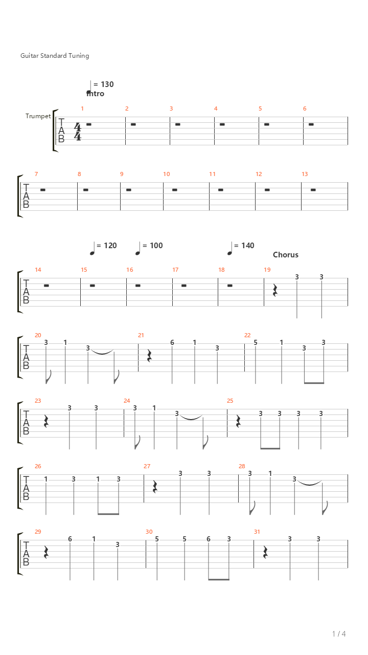 Komplett Im Arsch吉他谱