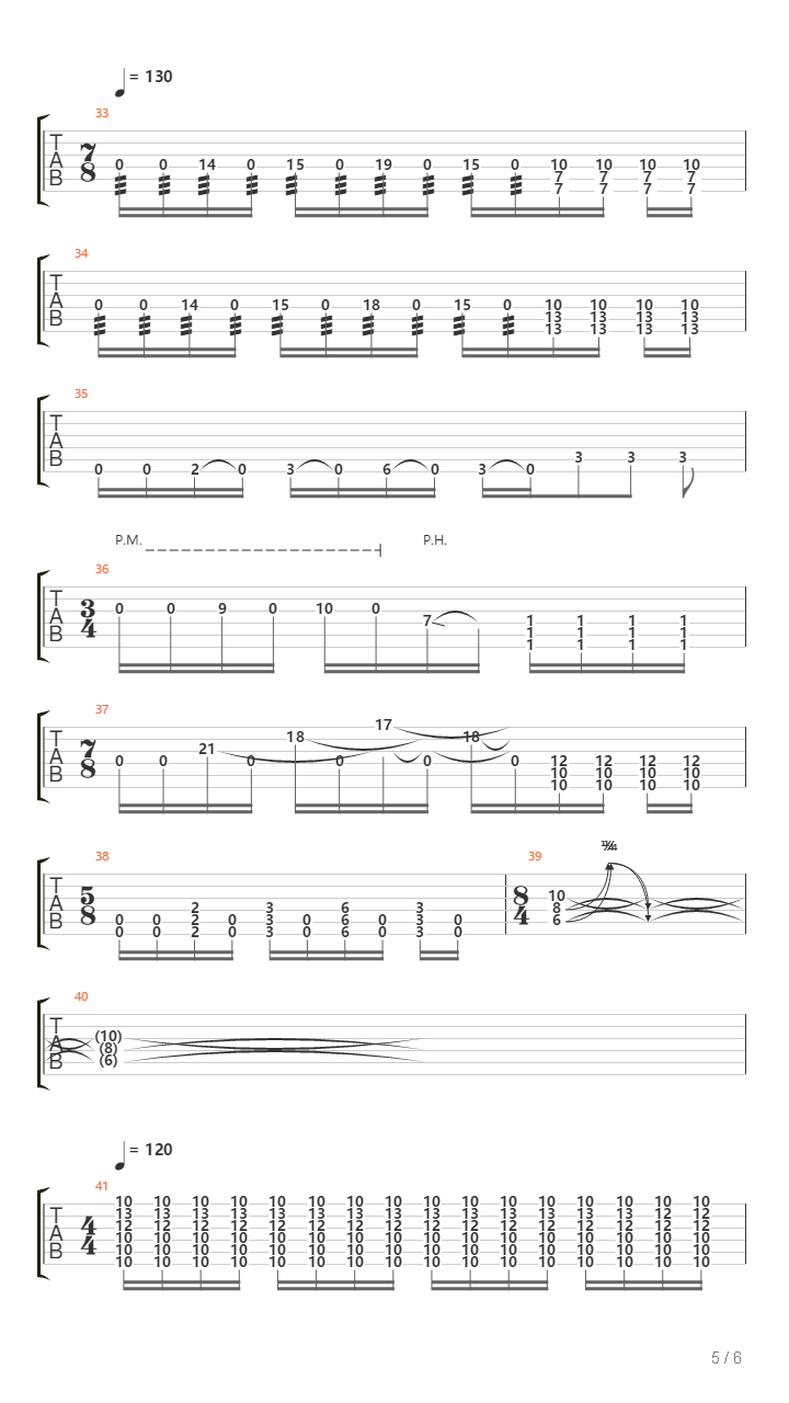 Black Stripe吉他谱