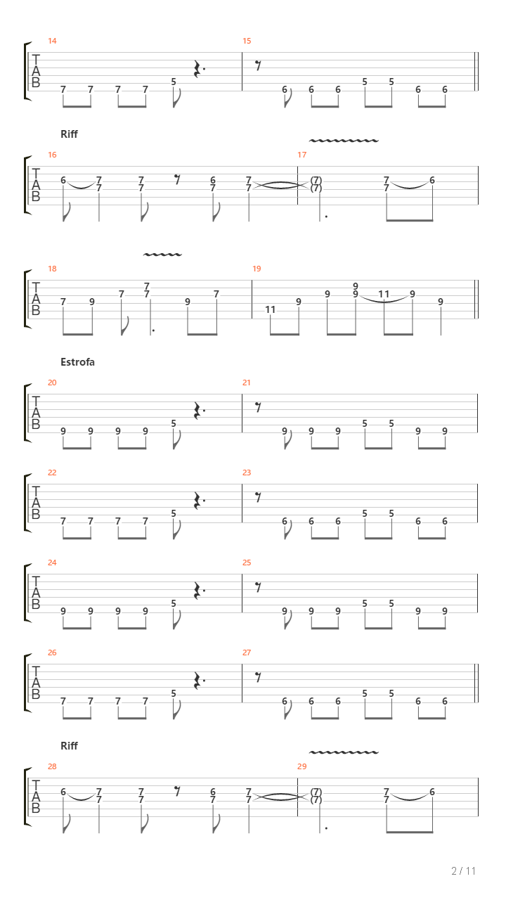 Eco吉他谱