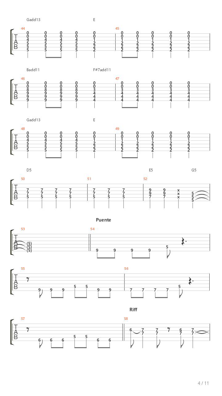 Eco吉他谱