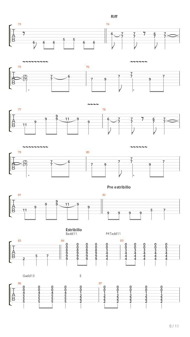 Eco吉他谱