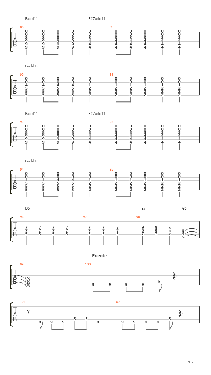 Eco吉他谱