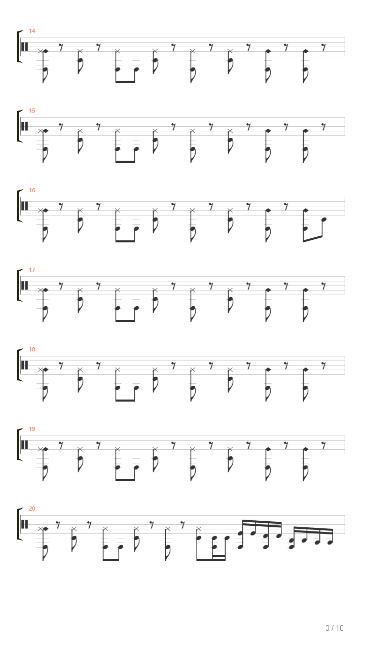 Heroland吉他谱