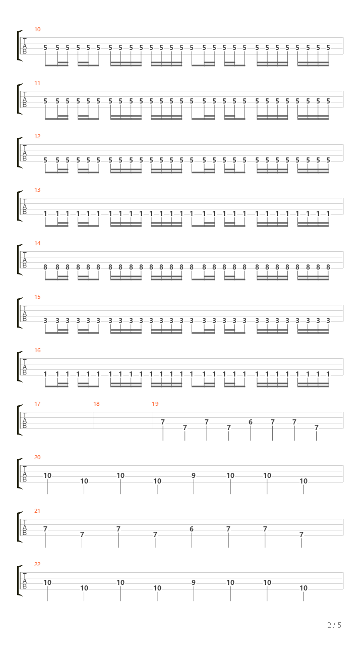 The Beginning吉他谱