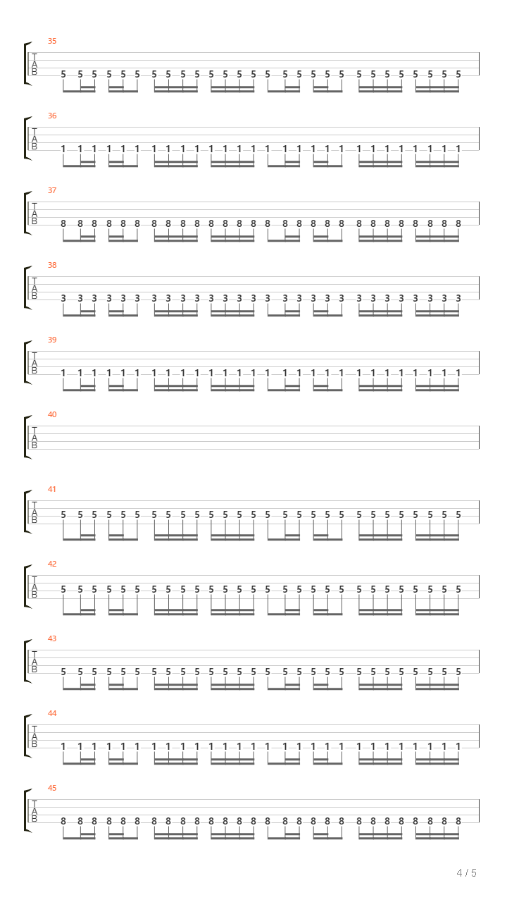 The Beginning吉他谱