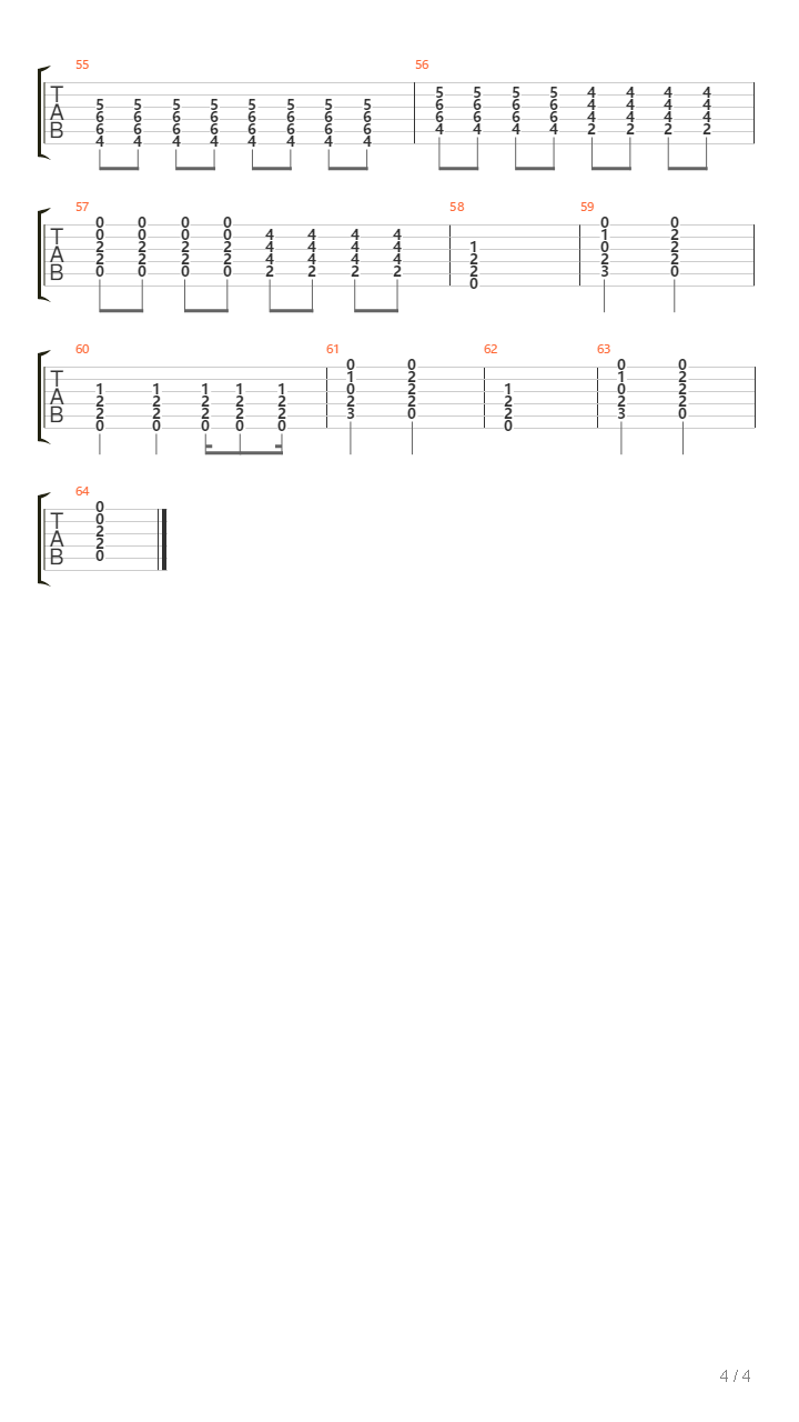 Bewegungslos吉他谱