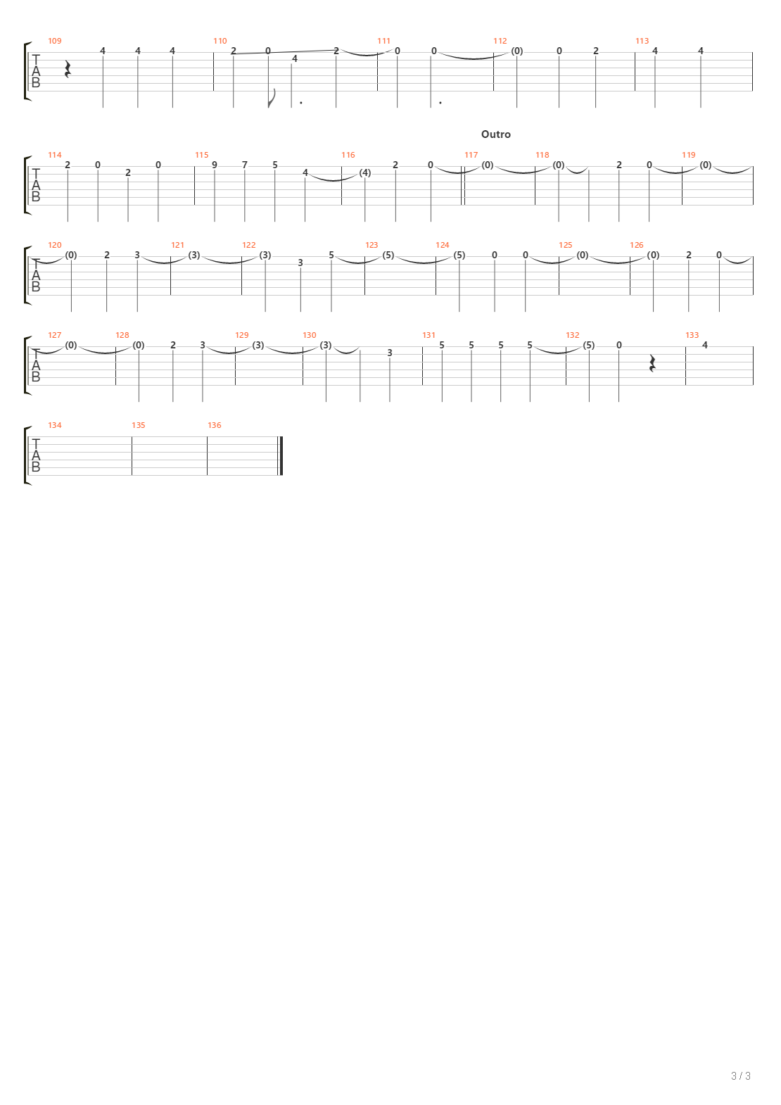 Phaenomenal Egal吉他谱