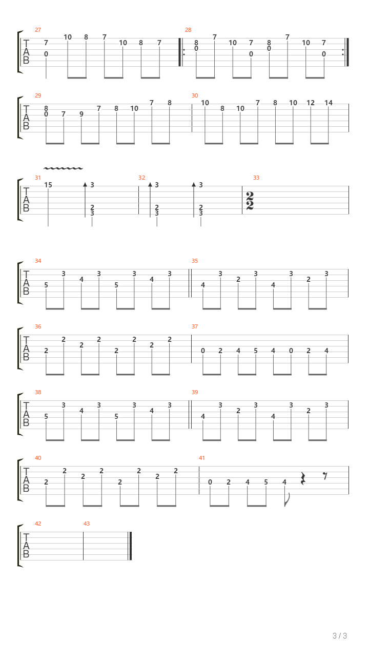 Rondo Duet Song吉他谱