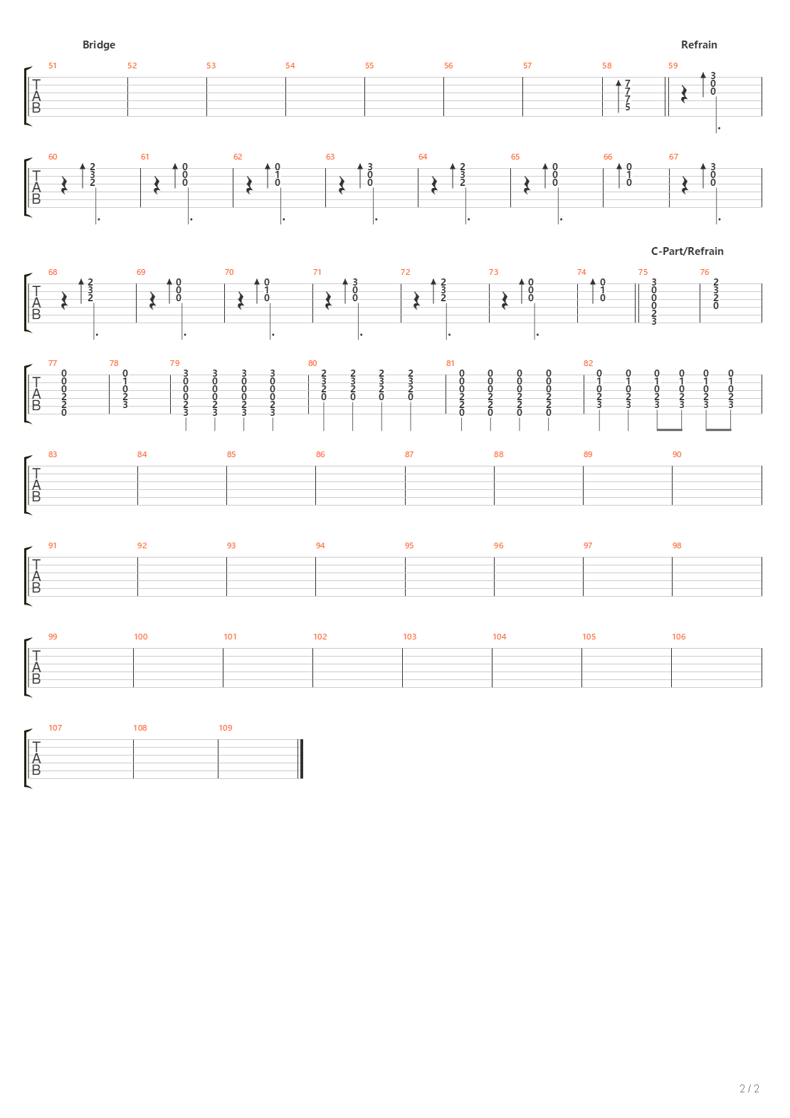 Das Bleibt Hier吉他谱