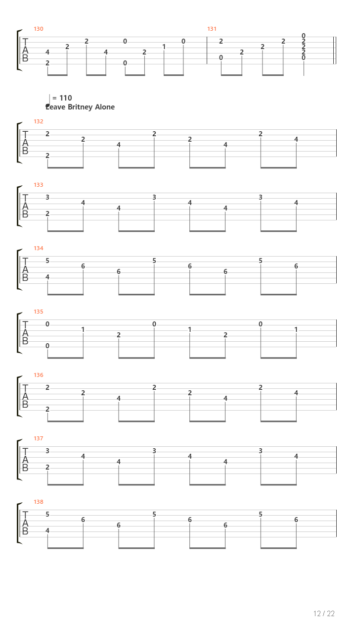 32 Songs In 8 Minutes吉他谱
