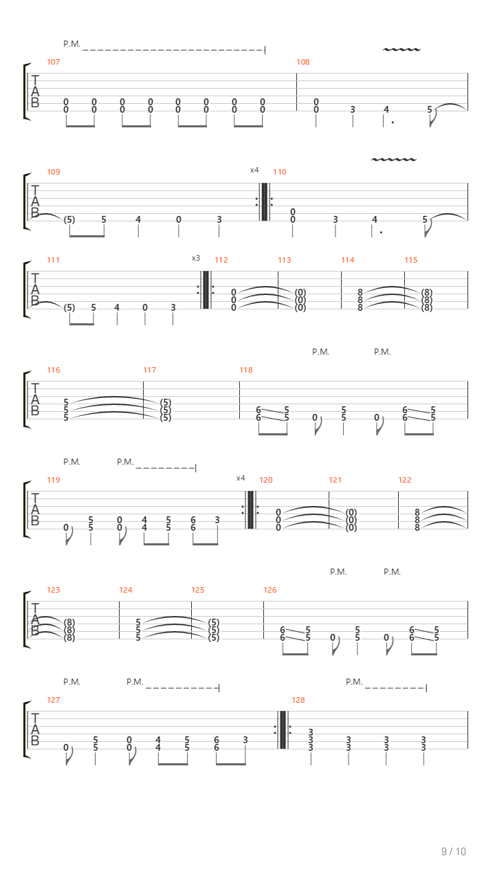 Brzemie Piekla吉他谱