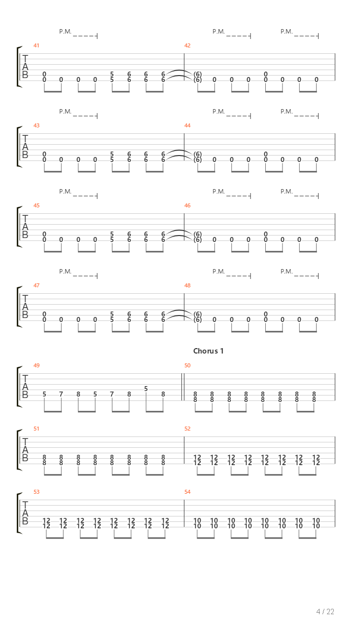 Destined To Burn吉他谱