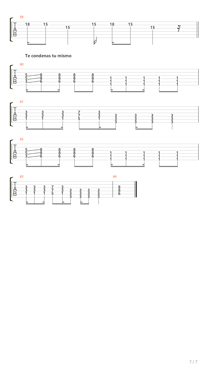 Fuga吉他谱