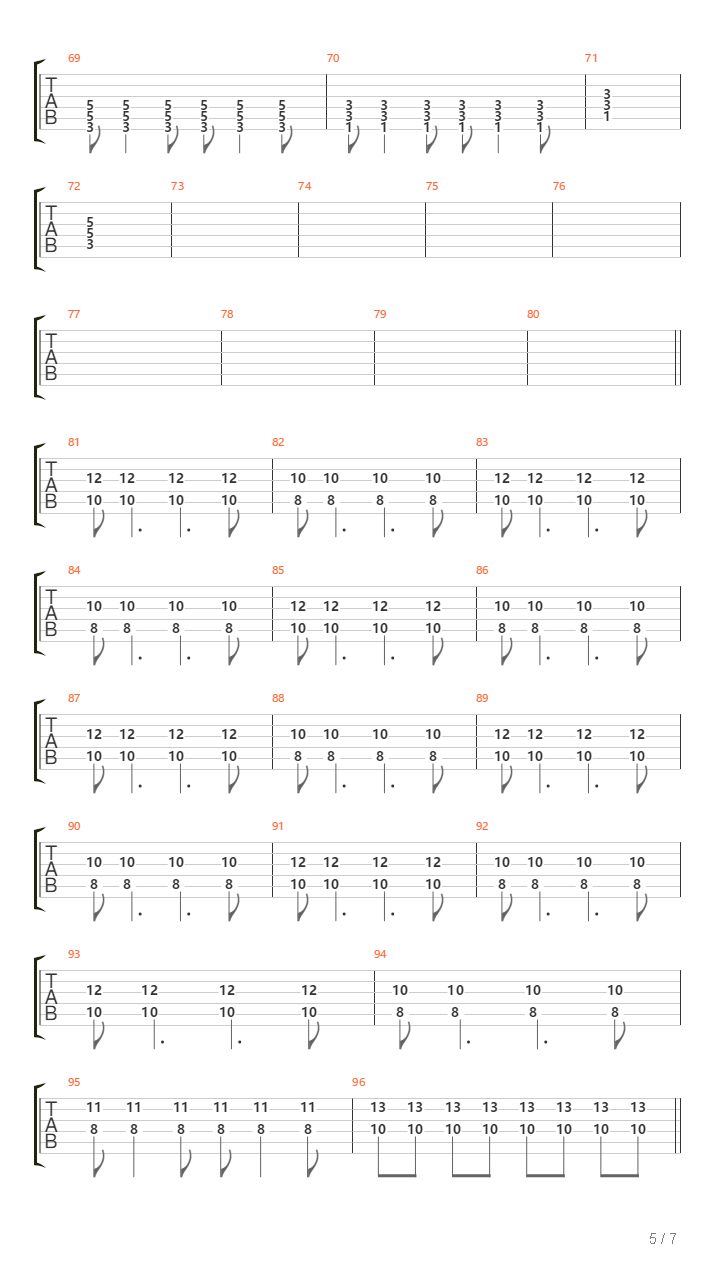 Zeit Und Raum吉他谱