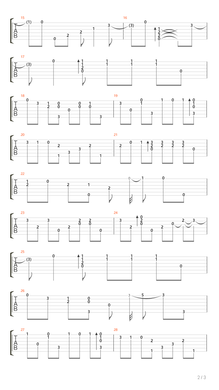 From The Beginning Until Now吉他谱