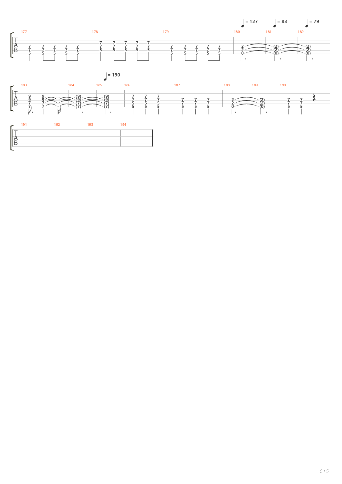 Borracho吉他谱