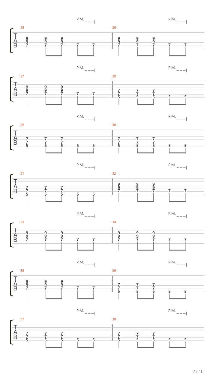 Borracho吉他谱